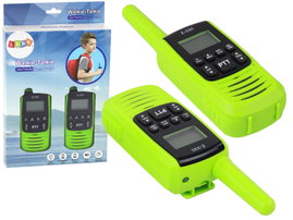 DLA DZIECI ZABAWKOWE ZIELONE WALKIE-TALKIE 