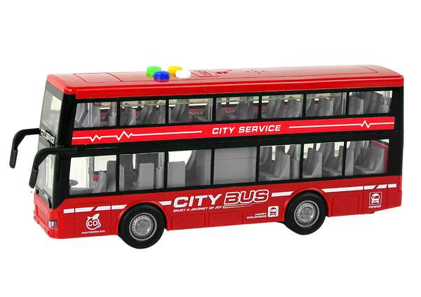 DLA DZIECI ZABAWKOWY  AUTOBUS PIĘTROWY