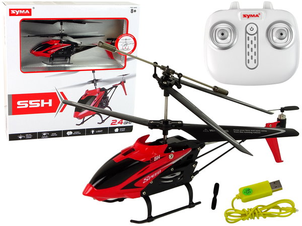 DLA DZIECI CZERWONY HELIKOPTER STEROWANY 