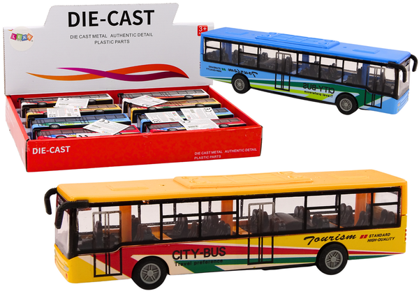 DLA DZIECI KOLOROWY AUTOBUS MIEJSKI 