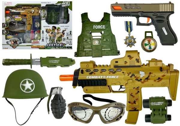 DLA DZIECI ZABAWKOWY ZESTAW PISTOLET 