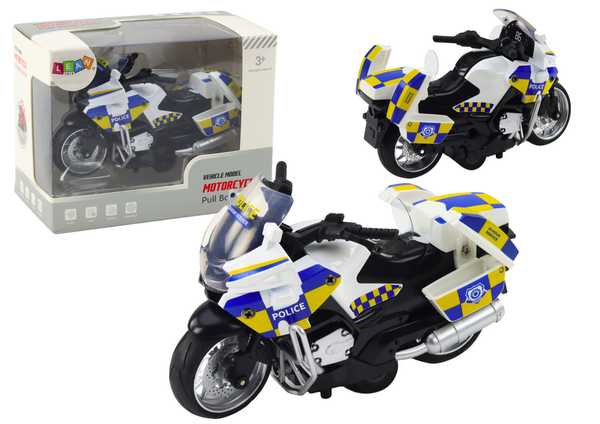 DLA DZIECI INTERAKTYWNY MOTOCYKL POLICYJNY DZWIEK