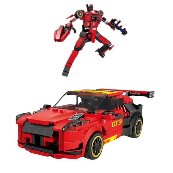 DLA DZIECI KLOCKI ROBOT AUTO 2W1 