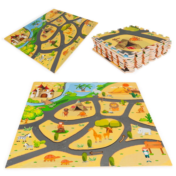 DLA DZIECI MATA PUZZLOWA PUZZLE