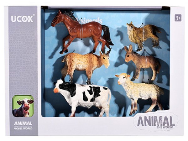 DLA DZIECI KOLOROWY ZESTAW  FIGUREK 
