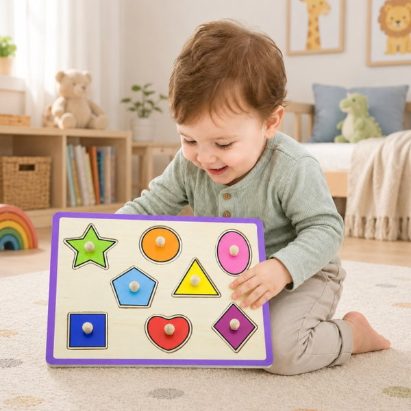 DLA DZIECI PUZZLE  ZESTAW KSZTAŁTÓW 
