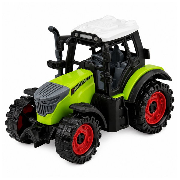 DLA DZIECI ZABAWKOWY ZIELONY TRAKTOR 