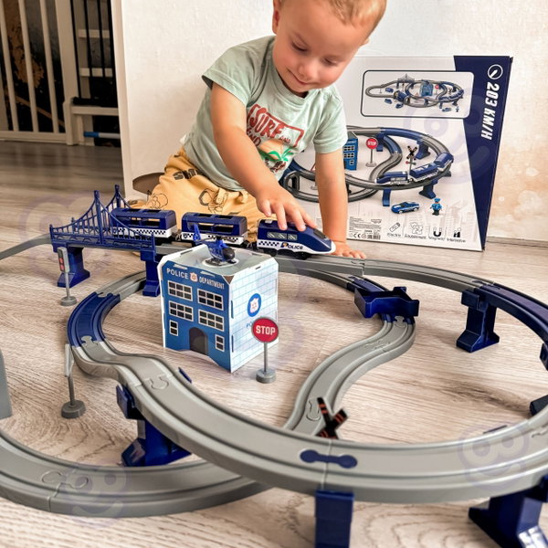 DLA DZIECI ZESTAW ELEKTRYCZNEJ KOLEJKI 