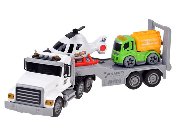 DLA DZIECI ZABAWKOWY ZESTAW POJAZDÓW 