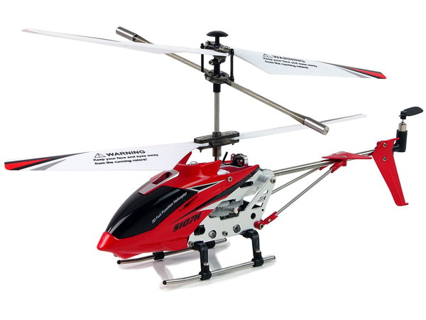 DLA DZIECI  CZERWONY HELIKOPTER NA PILOTA 