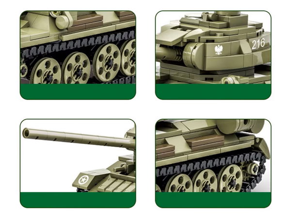 DLA DZIECI MODEL KLOCKÓW CZOŁG 
