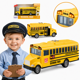 DLA DZIECI ŻÓLTY  AUTOBUS ELEKTRYCZNY