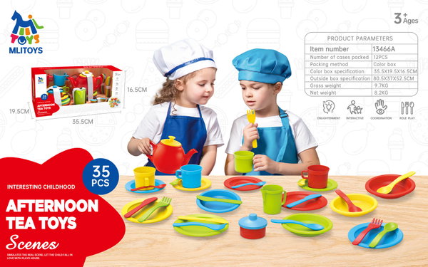 DLA DZIECI KOMPLETNY ZESTAW KUCHENNY