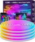 AILBTON LED Neon Rope Lights 15 m RGB Pilot+APP IP65