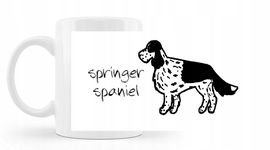 Kubek z nadrukiem Rasy psów Springer spaniel 330ml