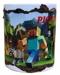 KUBEK MINECRAFT DLA DZIECKA GRACZA PREZENT + IMIĘ