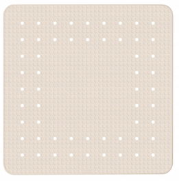 Wenko Alfombra ducha Mirasol 54 x 54 cm, beżowy, 54 x 54 cm
