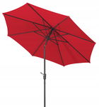 Schneider Parasol słoneczny Harlem, czerwony, 270 cm okrągły