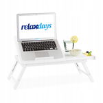 Relaxdays stół, stojak na laptopa z regulacją