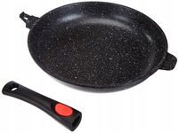 KAMBERG - patelnia 32 cm - zdejmowany uchwyt - odlew aluminiowy