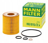 MANN-FILTER HU 815/2 X Zestaw Filtrów Olejowych z Zestawem Uszczelek