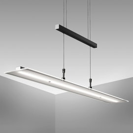B.K.Licht I ściemniana lampa wisząca LED I 20 W płyta LED z 1600 lm