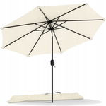 Parasol Vounot beże i brązy 270 x 240 cm