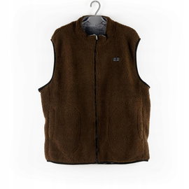 KAMIZELKA MĘSKA LABEWVI BRĄZOWA GRZEJĄCA NA USB PLECY/BRZUCH XXL