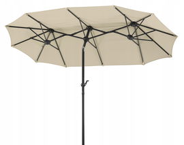 Parasol klasyczny Schneider beże i brązy 300 x 150 cm