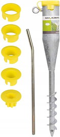Gah Alberts wkręcany stojak do rur od 25 do 65 mm