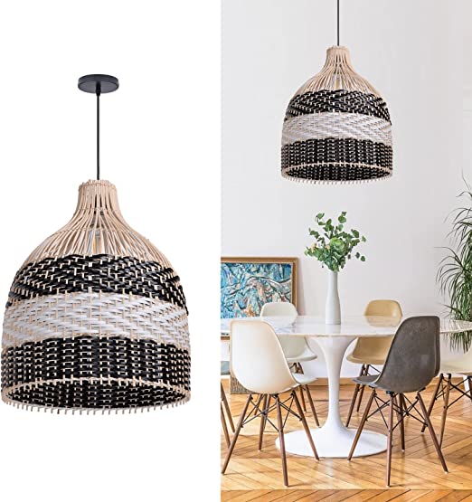Rattanowa lampa wisząca