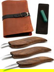BeaverCraft Zestaw noży do rzeźbienia w drewnie Deluxe S15X