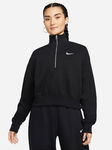 NIKE Czarna bluza logo zamek (2XL)