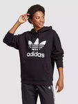 ADIDAS Czarna logowana bluza (S)