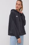 ADIDAS Grafitowa bluza REAL TRV HD W GR4277 (S)