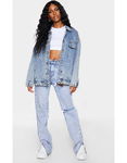 PRETTYLITTLETHING Jeansowa kurtka oversize (32)