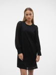 VERO MODA Czarna koronkowa sukienka mini (XS)