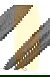 VERO MODA Luźne spodnie bojówki khaki (M)