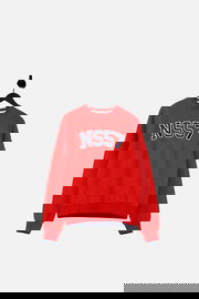 NORTH SAILS Czerwona bluza nadruk (M)