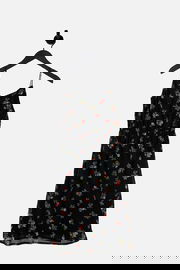 VERO MODA Czarna sukienka wzór (S)