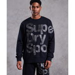 SUPERDRY Czarna bluza logo (M)