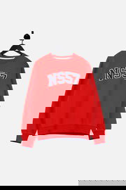 NORTH SAILS Czerwona bluza nadruk (L)