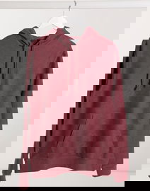 ASO DESIGN Burgundowa bluza kaptur (XXS)