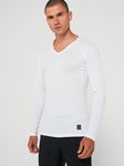 NIKE Biały t-shirt v neck (XL)