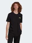 ADIDAS Czarny t-shirt BEHIND TEE HE3053 (L)