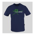 PLEIN SPORT Ciemnogranatowy t-shirt nadruk (M)