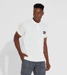 TOMMY HILFIGER Śmietanowa koszulka polo (L)