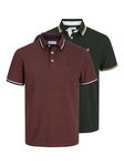 JACK&JONES 2pack koszulki polo haft (S)