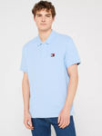 TOMMY JEANS Błękitna koszulka polo logo (L)