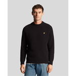 LYLE SCOTT Czarny sweter haft (M)